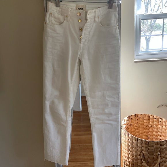 NWOT Sézane The Brut Sexy Jean (Ecru) 24 - Picture 2 of 11